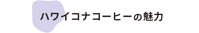 ハワイコナコーヒーの魅力