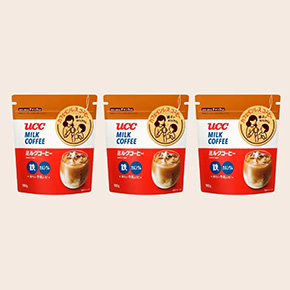 【10%OFF】UCC ミルクコーヒー パウダータイプ（インスタントコーヒー） 袋 180g×3個