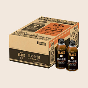 【ケース】UCC BLACK無糖 黒の余韻 リキャップ缶375g×24本