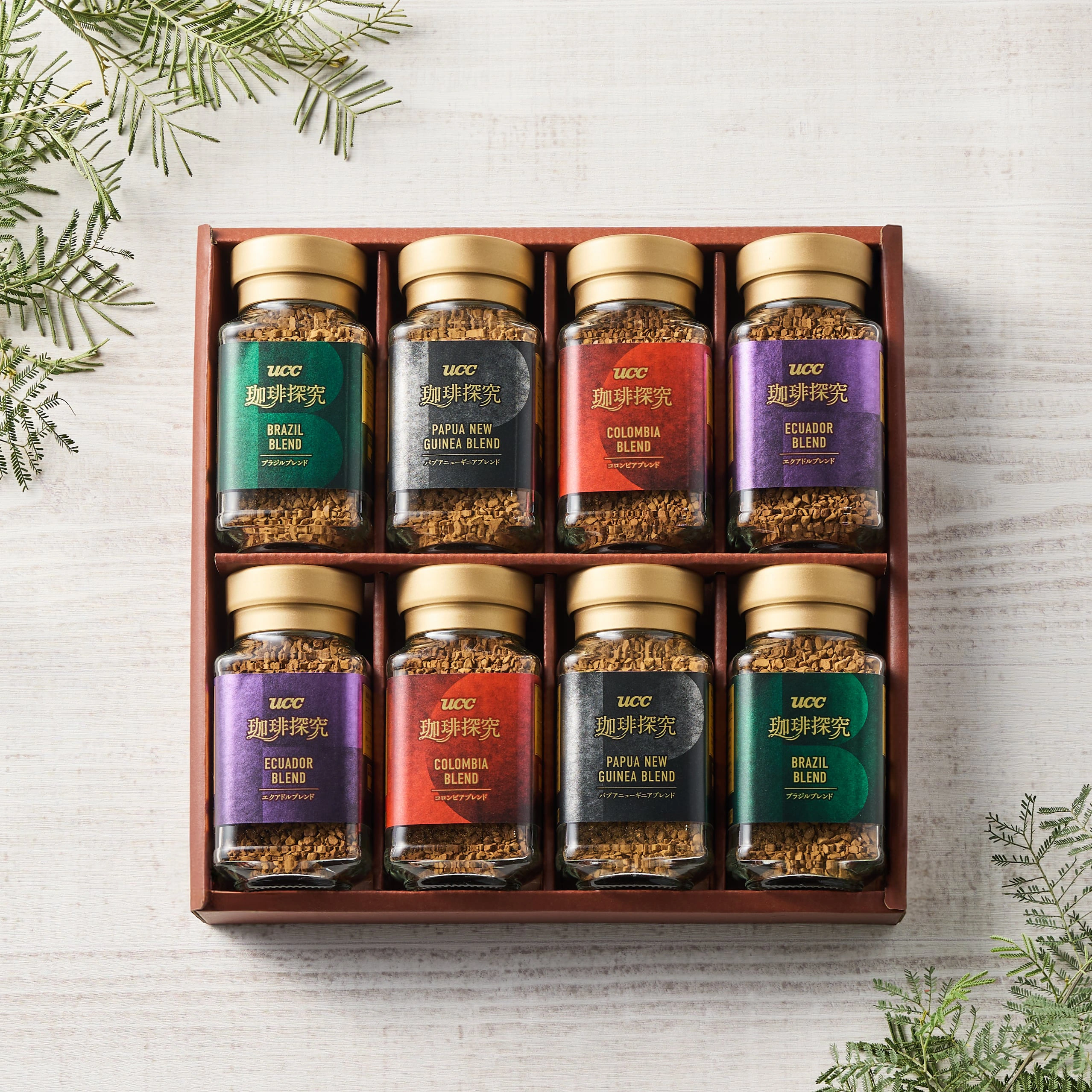 UCC 珈琲探究 インスタントコーヒーギフト（SIC-50）45g×8本 包装済み