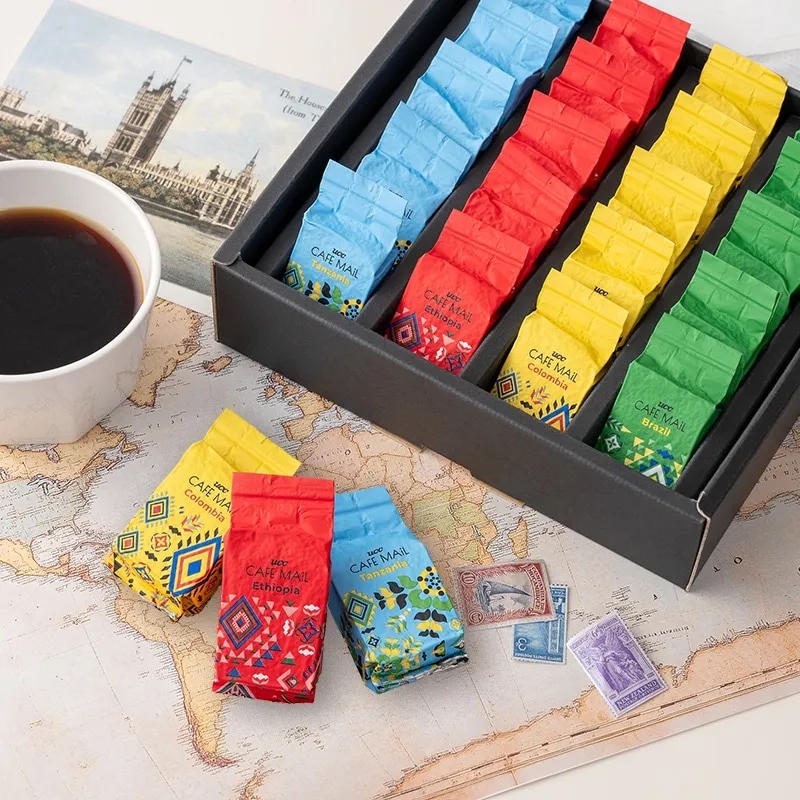 CAFEMAIL コーヒーギフト（YRV20P）包装済み