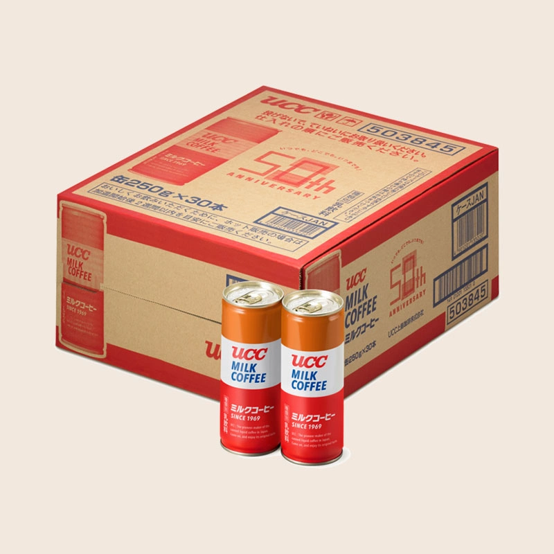 【ケース】UCC ミルクコーヒー 缶 250g×30本