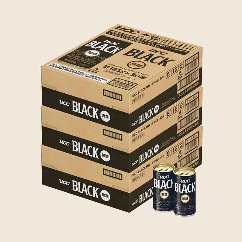 【まとめてお得】UCC BLACK無糖 缶 185g ×90本 (30本 ×3箱)