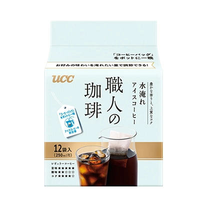 UCC 職人の珈琲 コーヒーバッグ 水淹れアイスコーヒー 12袋