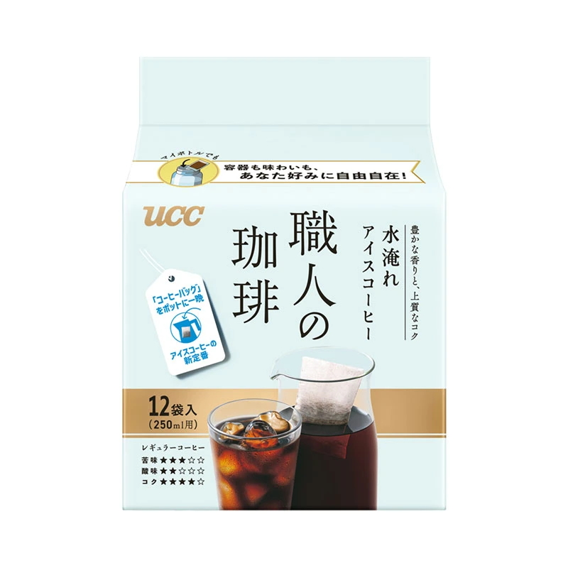 UCC 職人の珈琲 コーヒーバッグ 水淹れアイスコーヒー 12袋