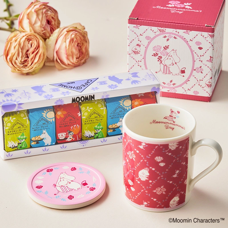 母の日 ムーミンギフト＜母の日限定デザインマグ&コースター＞